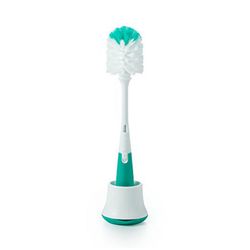 Tickled Babies Oxo Tot Bottle Brush With Nipple Cleaner And Stand - Teal