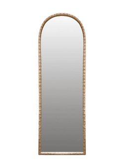 Natural Abaca Rope Full-Length Mirror (PREORDER)