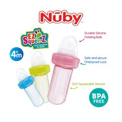 Nuby Mini Squeeze Feeder with Hygienic Cover