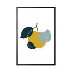 Abstract Apple poster 11x15