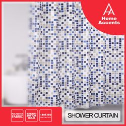 Home Accents Shower Curtain Mosaic World  HASC 5867