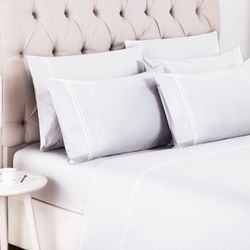 Kinu Bed and Bath Elegant Canopy Luxe 4-Piece Duvet Set SuperKing