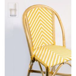 Ahedres Rattan Chair Yellow & White