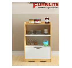 Furnlite 2 Tier Shelf with drawer