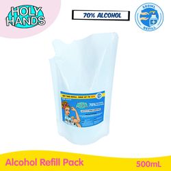 Holy Hands Alcohol Refill 500ml x 3 Pack Bundle