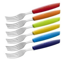 Scanpan Steak Fork Set (6 Colors) - Spectrum