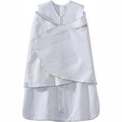 Tickled Babies Halo Sleepsack Swaddle Silver Pin Dot - Small