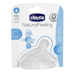 Chicco Natural Feeling Teat 0m+ Normal Flow 1 Piece