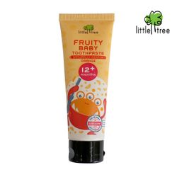Little Tree Fruity Fresh Toothpaste 12+months Monster Series Orange 25ml