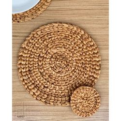 Handwoven Hapag Water Hyacinth Placemat (Set of 4)