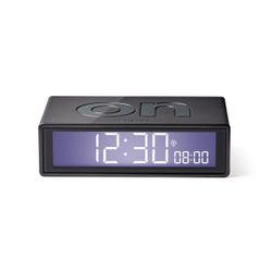Lexon flip+reversible lcd alarm clock