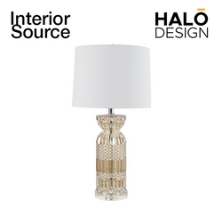 Rampel Table Lamp with Crystal Base