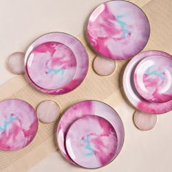Homescapes Cotton Candy Dinnerware Set of 8 (Good for 4pax)
