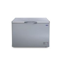 Fujidenzo 11 cu. ft. Dual Function, Solid Top w/ Sliding Glass Cover Chest Freezer, 2 Cooling Pads
