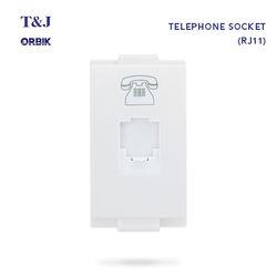 40pcs T&J ORBIK W8201-4TU Telephone Socket