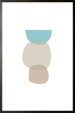 ABSTRACT SHAPES AND COLOURS NO.11 POSTER 11x15"