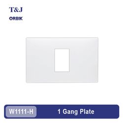 10Pcs T&J ORBIK W1111H - 1 Gang Plate