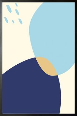 ABSTRACT SHAPES AND COLOURS NO.3 POSTER 11x15"