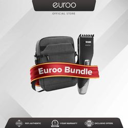 Euroo Vertical Messenger Bag + Hair Clipper Bundle