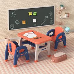 Dinosaur Activity Table with 2 Chairs