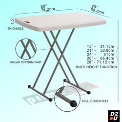 Primetime Folding Multi-Height Personal Table