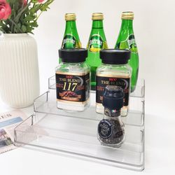 3-Step Spice and Condiment Acrylic Rack Riser