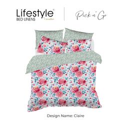 Lifestyle Pick N Go Design: Brooke/Claire/Meg/Olive/Amy/Demi-4pc Sheet Set Queen