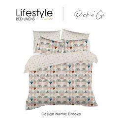 Lifestyle Pick N Go Design: Brooke/Claire/Meg/Olive/Amy/Demi-4pc Sheet Set Twin/Single
