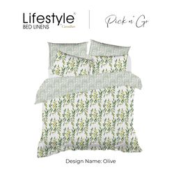 Lifestyle Pick N Go Design: Brooke/Claire/Meg/Olive/Amy/Demi- 3pc Sheet Set Full