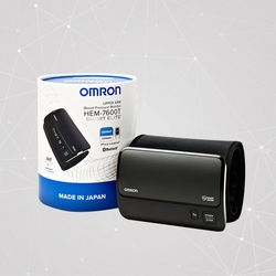Omron HEM-7600T-AP3 Smart Elite+ Upper Arm Blood Pressure Monitor Black