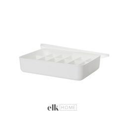 ELK Home Arne Minimalist Storage Bin Flat Large with Compartment