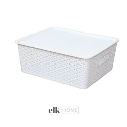 ELK Home Agata Rattan design Storage Bin - Medium