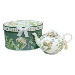 Sage Garden Party Tea Pot