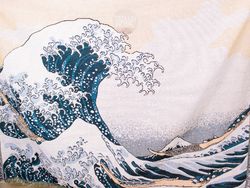 Tatamii Home Throw Blanket - Hokusai