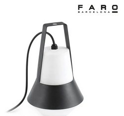 Faro Cat Portable Outdoor Lamp Black
