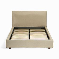 Bric Full/ Double Size Bed Frame Beige