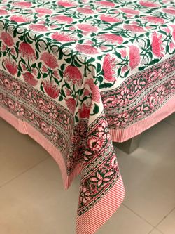 The57.ph Hand Block Print Tablecloth for 6 seater - TC 100