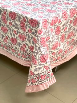 The57.ph Hand Block Print Tablecloth for 12 seater - TC 155