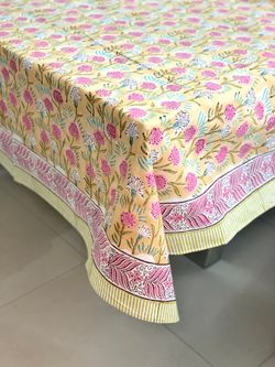 The57.ph Hand Block Print Tablecloth for 6 seater - TC 106