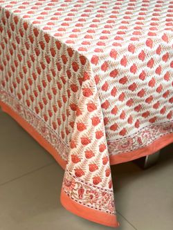 The57.ph Hand Block Print Tablecloth for 8 seater - TC 129