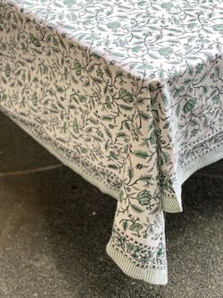 The57.ph Hand Block Print Tablecloth for 12 seater - TC 158