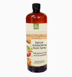 STAYFRESH! CANADA NATURAL ANTIMICROBIAL ROOM SPRAY - NECTARINE & HONEY BLOSSOMS (1L REFILL)