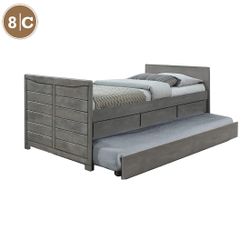 8C BANC TRUNDLE BED WITH 3 DRAWERS