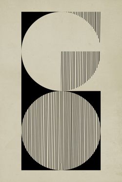Abstraction and lines no. 3 poster 11x15