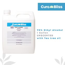 Curabliss 70% Ethyl Alcohol Unscented with Tea tree oil 1 Gallon
