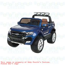 Licensed Ford Ranger Wild Track Rubber Tires Leather Seats Ride on Toy Car