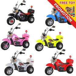 Rechargeable Police Ride-On Motor Toy for Kids