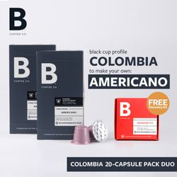 Americano  2 Single pack capsules and Get 1 discovery kit for free