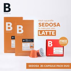 Latte 2 Single pack capsules and Get 1 discovery kit for free