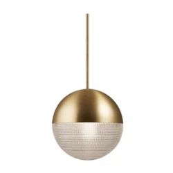 Mia Brass Globe Pendant Light Img